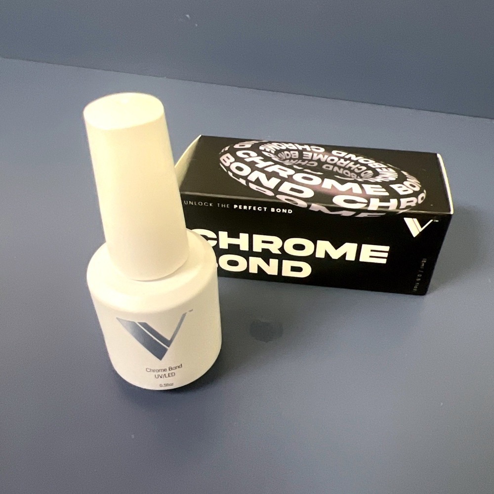 V Beauty Pure Chrome Bond UV/LED .5 Oz New In Open Box Nail Polish‎